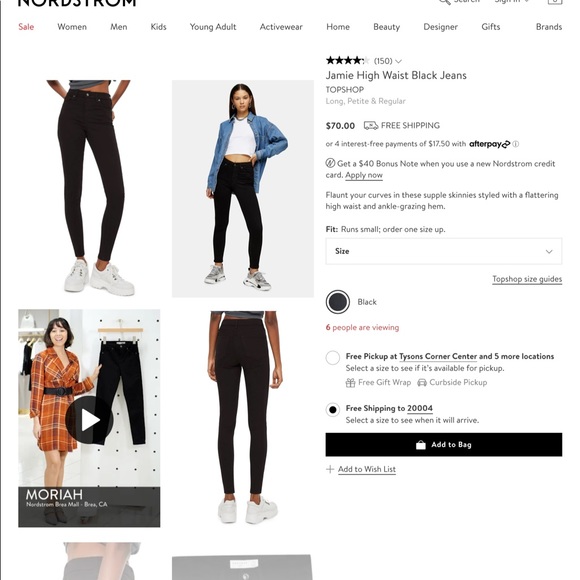 Topshp Moto Jaime Jean W28L32 - Picture 4 of 4